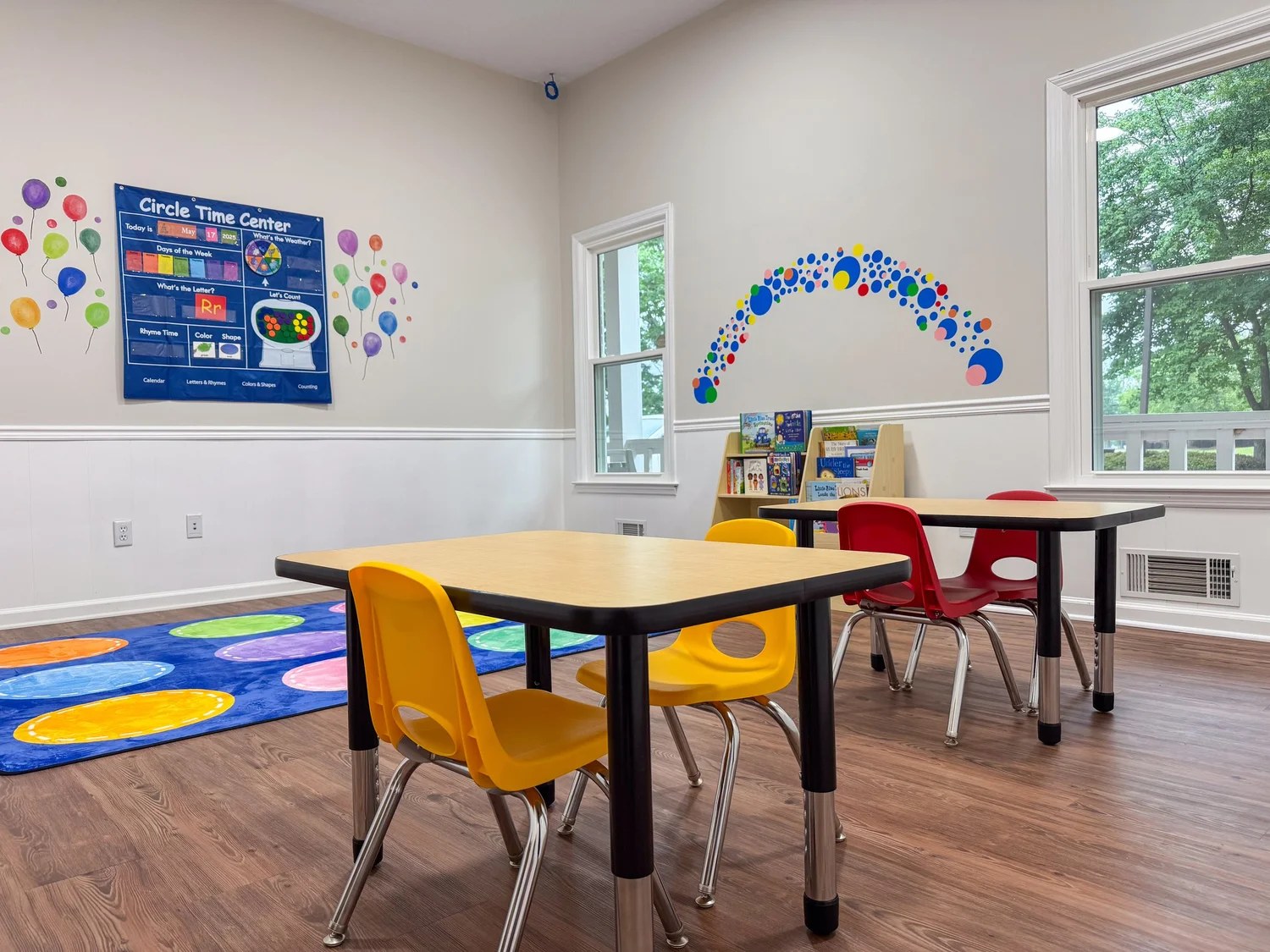 A learning room at the BlueAsh clinic