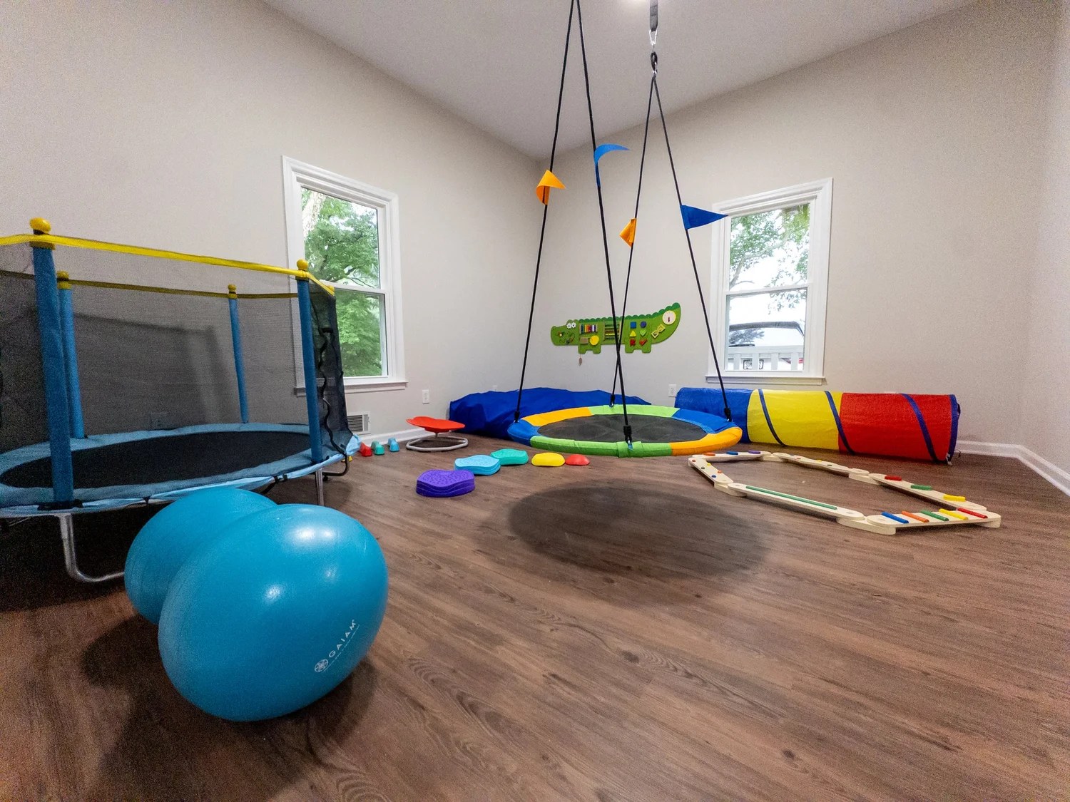 The sensory gym at BlueAsh Behavior