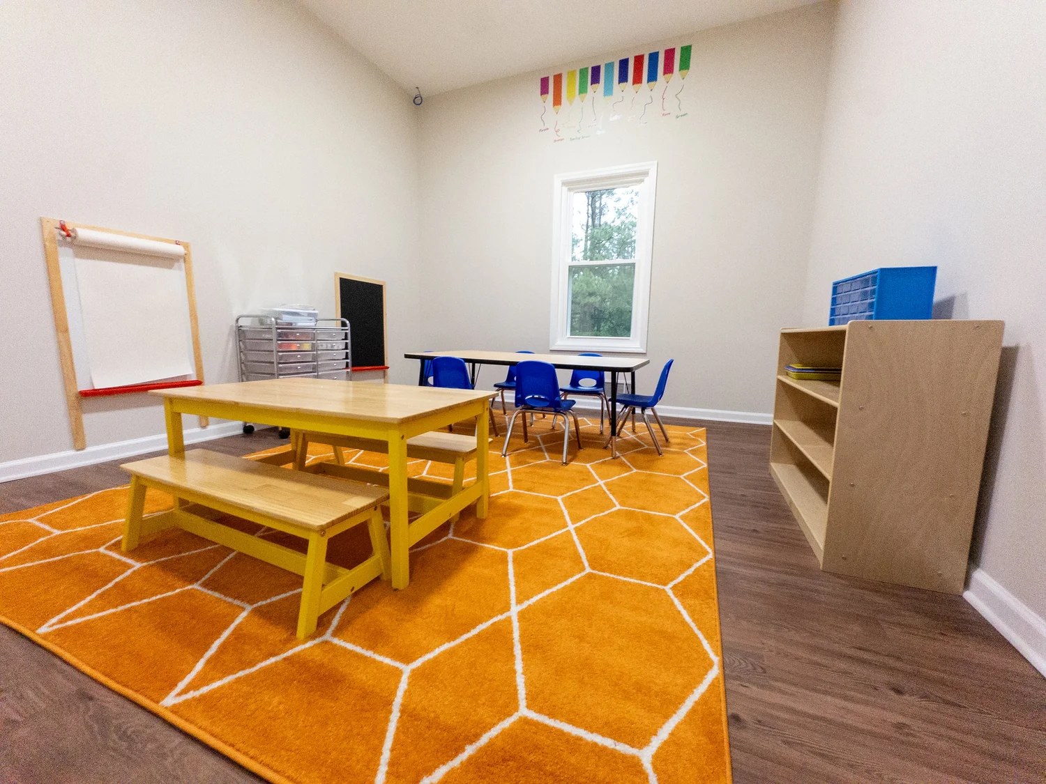 A learning room at the BlueAsh clinic